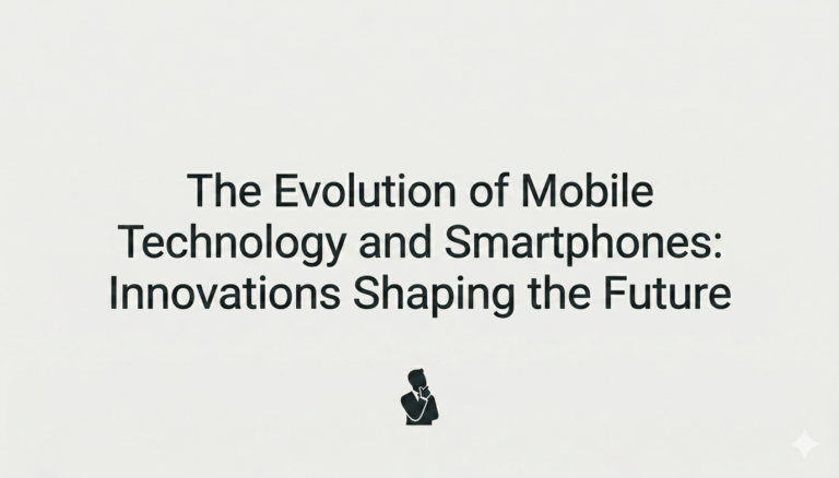 The Evolution of Mobile Technology and Smartphones: Innovations Shaping the Future