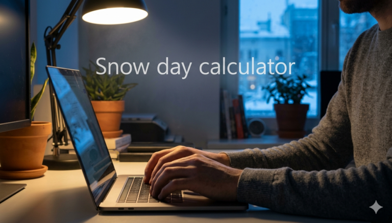 Snow day calculator