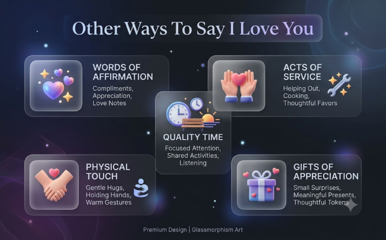 Other Ways To Say I Love You